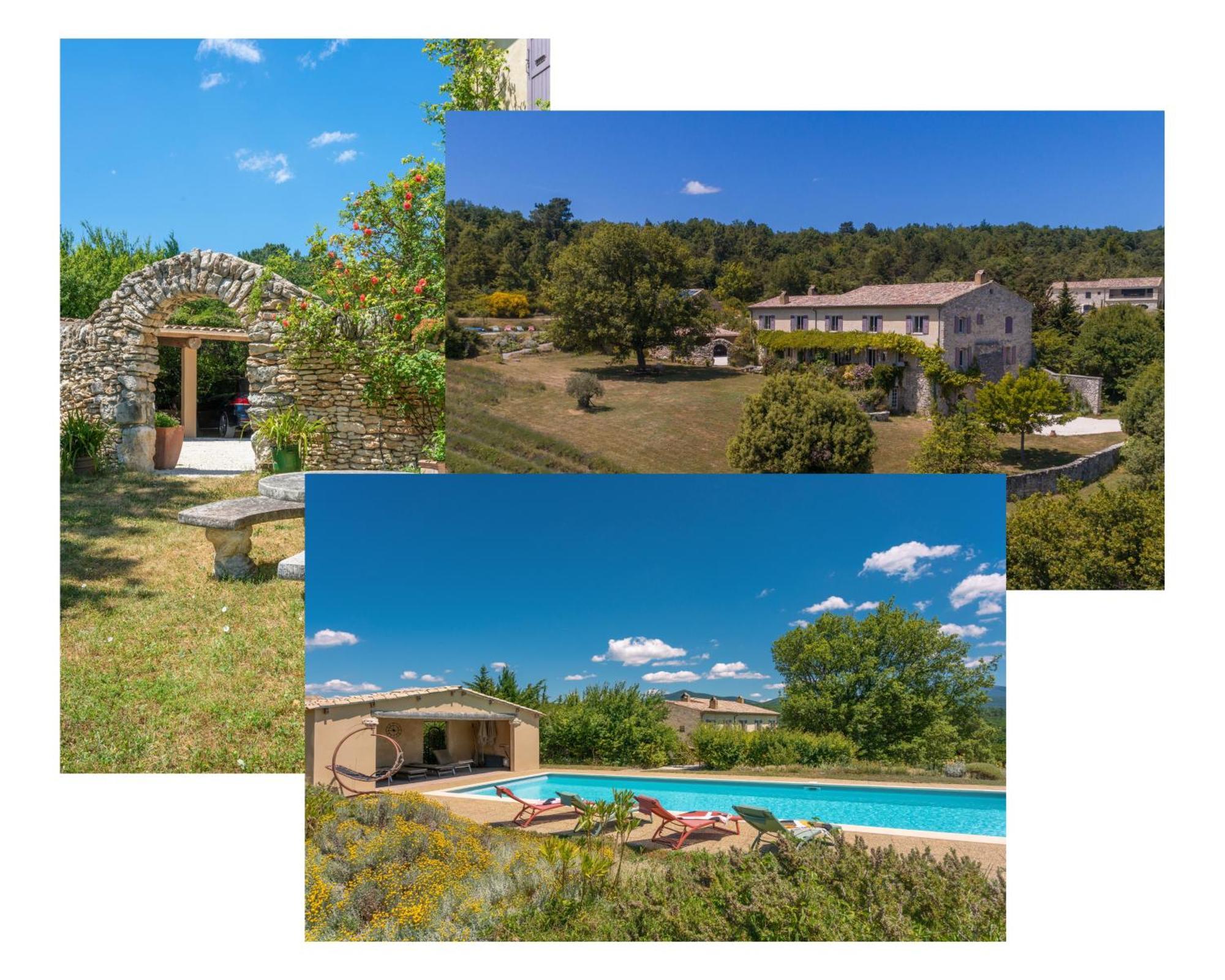 Domaine De Barbe - Chambre Lin Salles-sous-Bois Dış mekan fotoğraf
